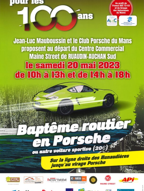 Baptême routier en Porsche pour les 100 ans des 24 Heures du Mans